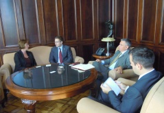 18.septembar 2012. Predsednik Narodne skupštine i ambasadorka Australije u Srbiji